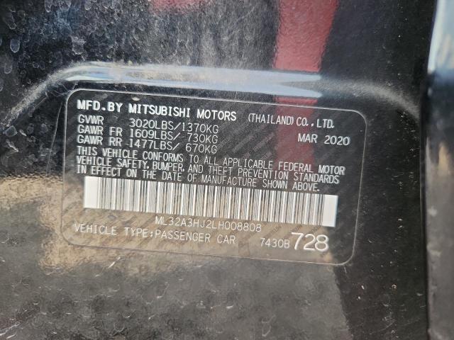 2020 MITSUBISHI MIRAGE ES #3291284445