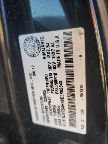 2013 ACURA RDX TECHNO - 5J8TB4H58DL802543