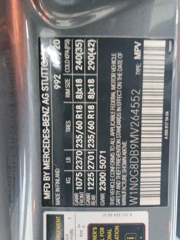 2021 MERCEDES-BENZ GLC 300 W1N0G8DB9MV264552