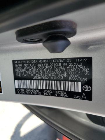 2020 TOYOTA MIRAI JTDBVRBD2LA007951