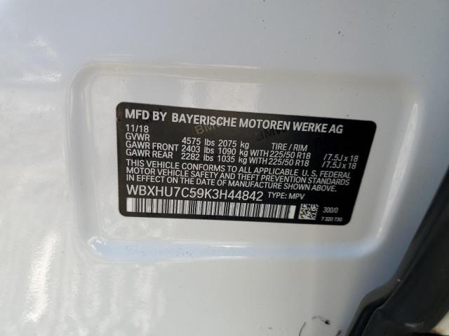 2019 BMW X1 SDRIVE2 WBXHU7C59K3H44842