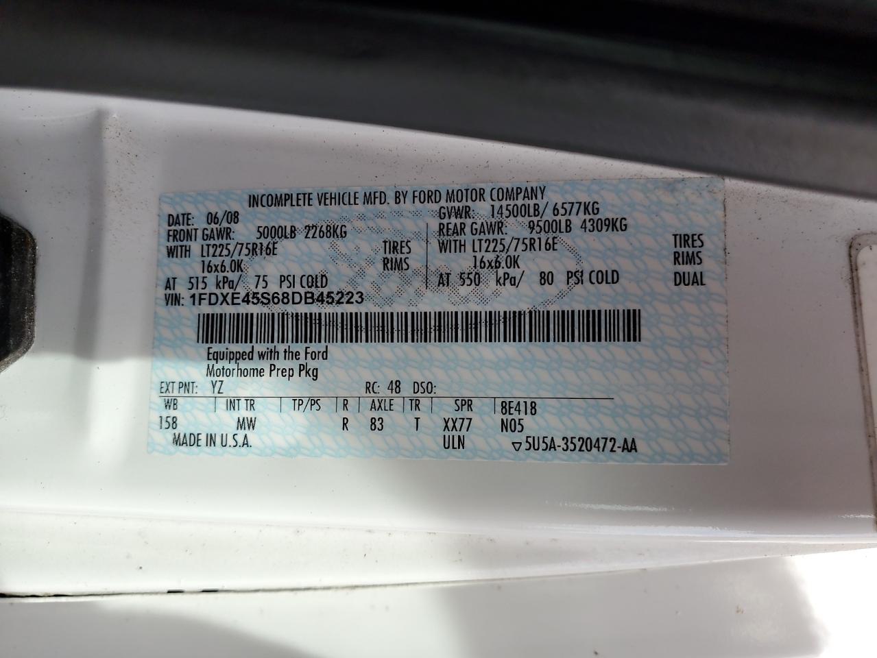 Lot #3290216213 2008 OTHER ECONLINE