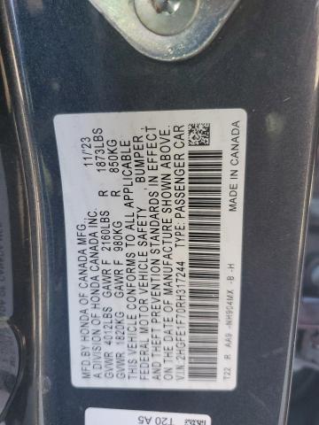 2024 HONDA CIVIC EX - 2HGFE1F70RH317244