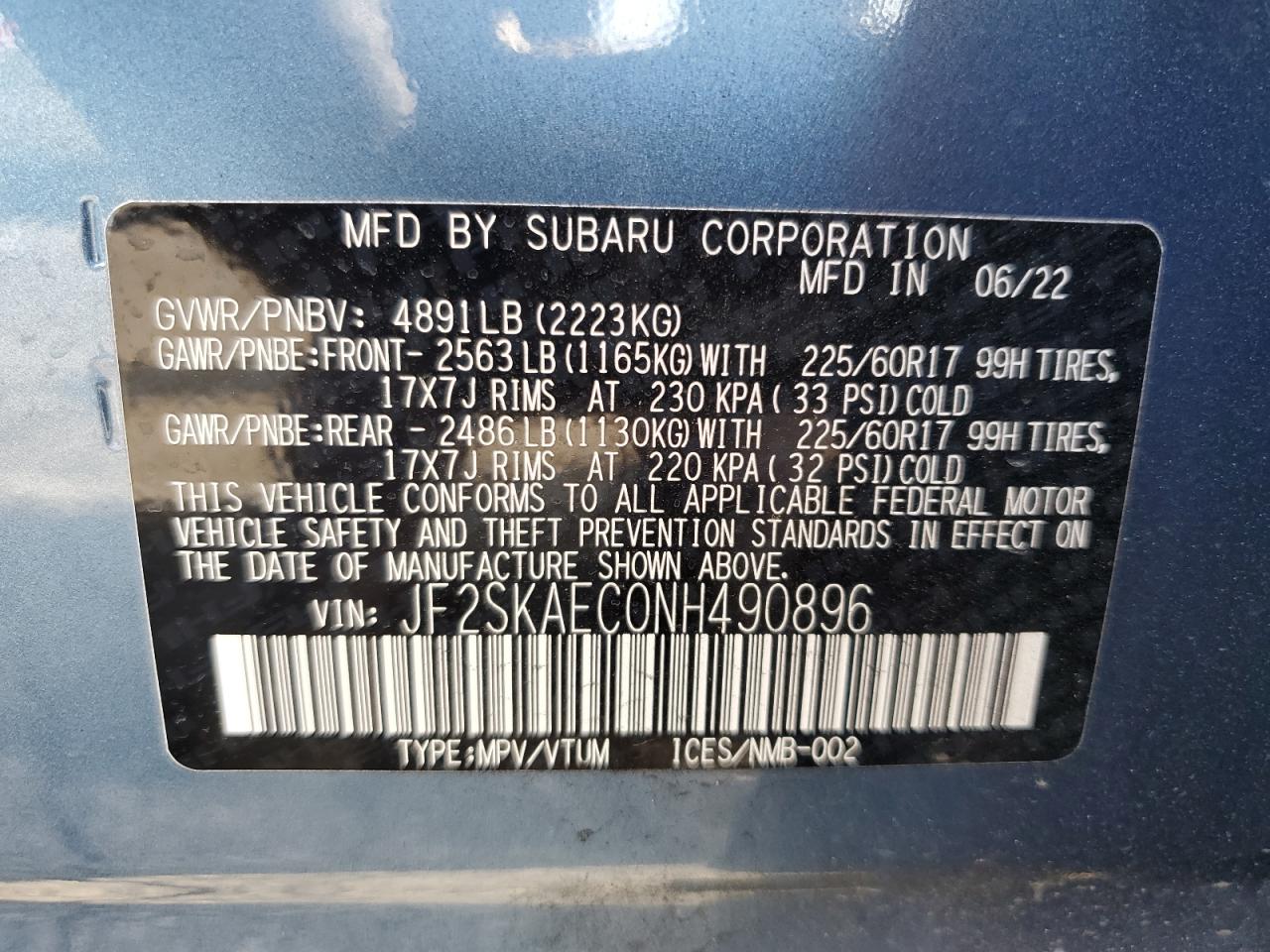 SUBARU FORESTER PREMIUM
