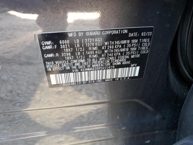 2023 SUBARU ASCENT PRE 4S4WMAED5P3423628