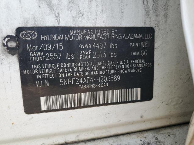2015 HYUNDAI SONATA SE - 5NPE24AF4FH203589