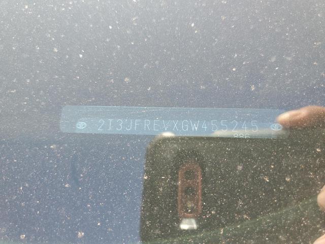 2016 TOYOTA RAV4 SE 2T3JFREVXGW455245