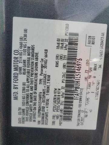 2020 FORD MUSTANG - 1FATP8UH1L5146976