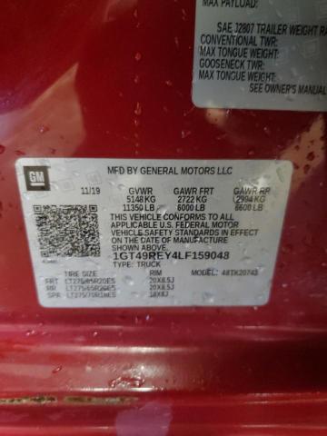 2020 GMC SIERRA K25 1GT49REY4LF159048