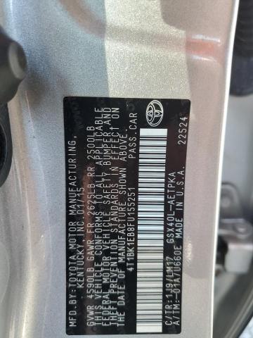 2015 TOYOTA AVALON XLE 4T1BK1EB8FU155251