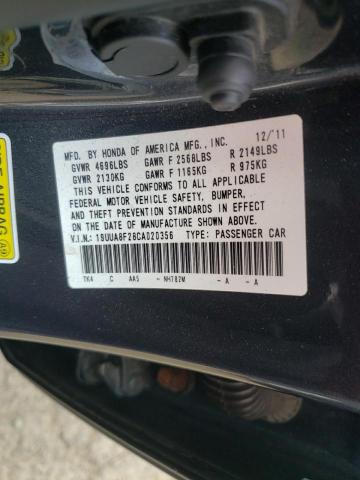 2012 ACURA TL - 19UUA8F28CA020356