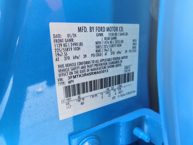 2024 FORD MUSTANG MACH-E PREMIUM - 3FMTK3R45RMA03013