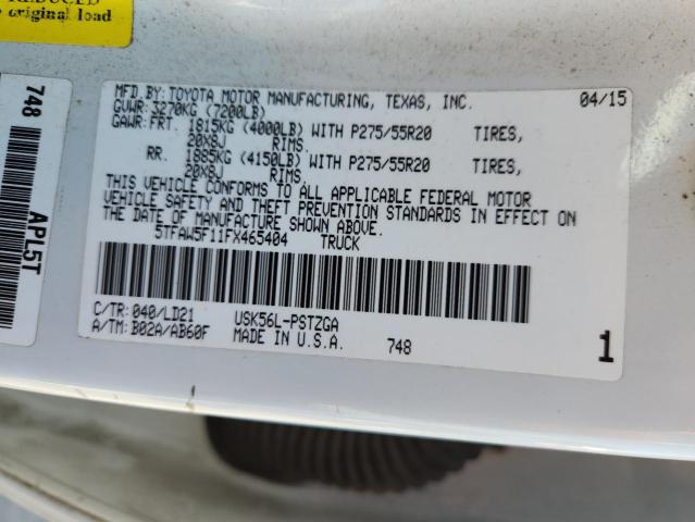 2015 TOYOTA TUNDRA CREWMAX 1794 5TFAW5F11FX465404