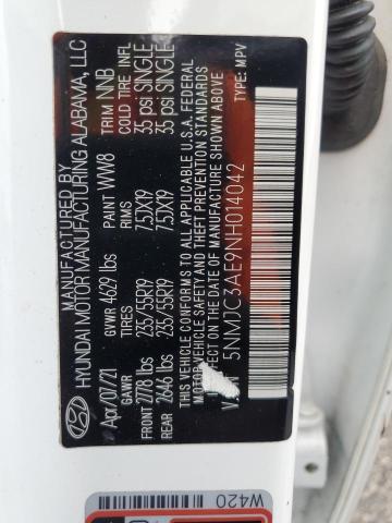 2022 HYUNDAI TUCSON SEL - 5NMJC3AE9NH014042