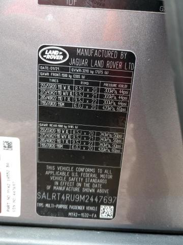 2021 LAND ROVER DISCOVERY - SALRT4RU9M2447697