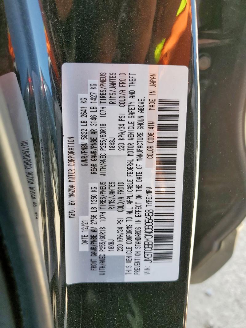 2022 MAZDA CX-9 SPORT JM3TCBBY0N0605458