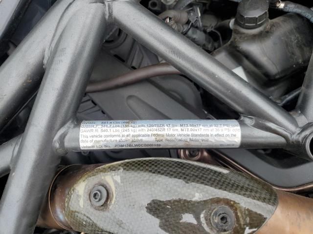 2012 DUCATI DIAVEL ZDM13BLW0CB009169