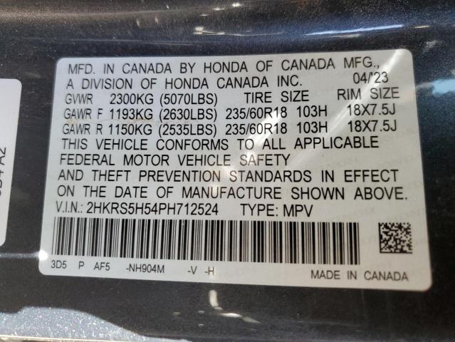 2023 HONDA CR-V SPORT 2HKRS5H54PH712524