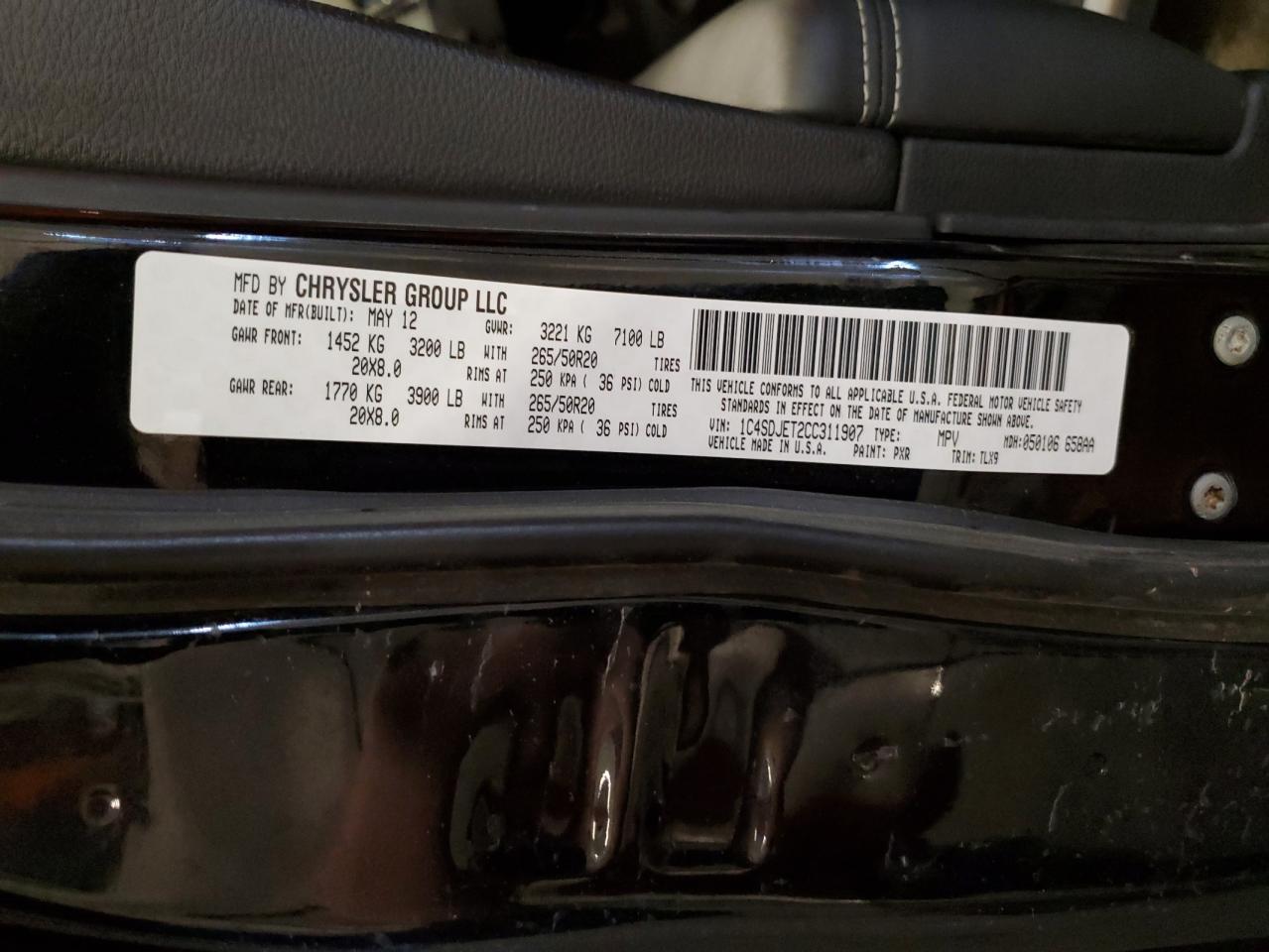 DODGE DURANGO CITADEL