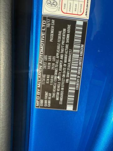 2018 MCLAREN AUTOMOTIVE 570S SBM13FAA8JW004227