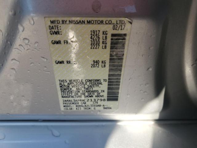 2017 NISSAN ALTIMA 2.5 - 1N4AL3AP4HC213798