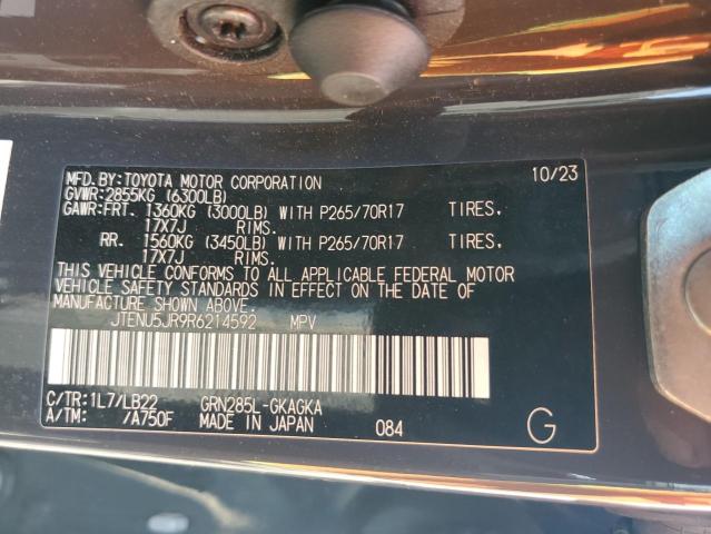 2024 TOYOTA 4RUNNER SR JTENU5JR9R6214592