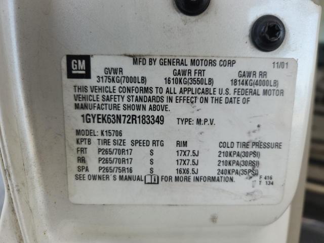 2002 CADILLAC ESCALADE LUXURY #3261291884