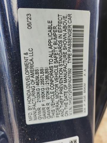 2023 HONDA ACCORD HYB 1HGCY2F65PA047592