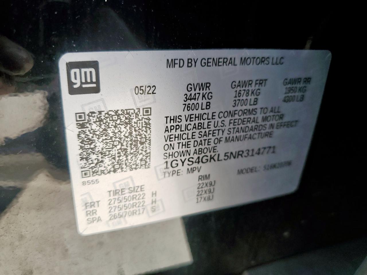 CADILLAC ESCALADE SPORT PLATINUM