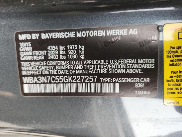 2016 BMW 428 I WBA3N7C55GK227257