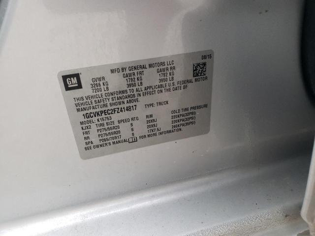 2015 CHEVROLET SILVERADO K1500 #3297081505