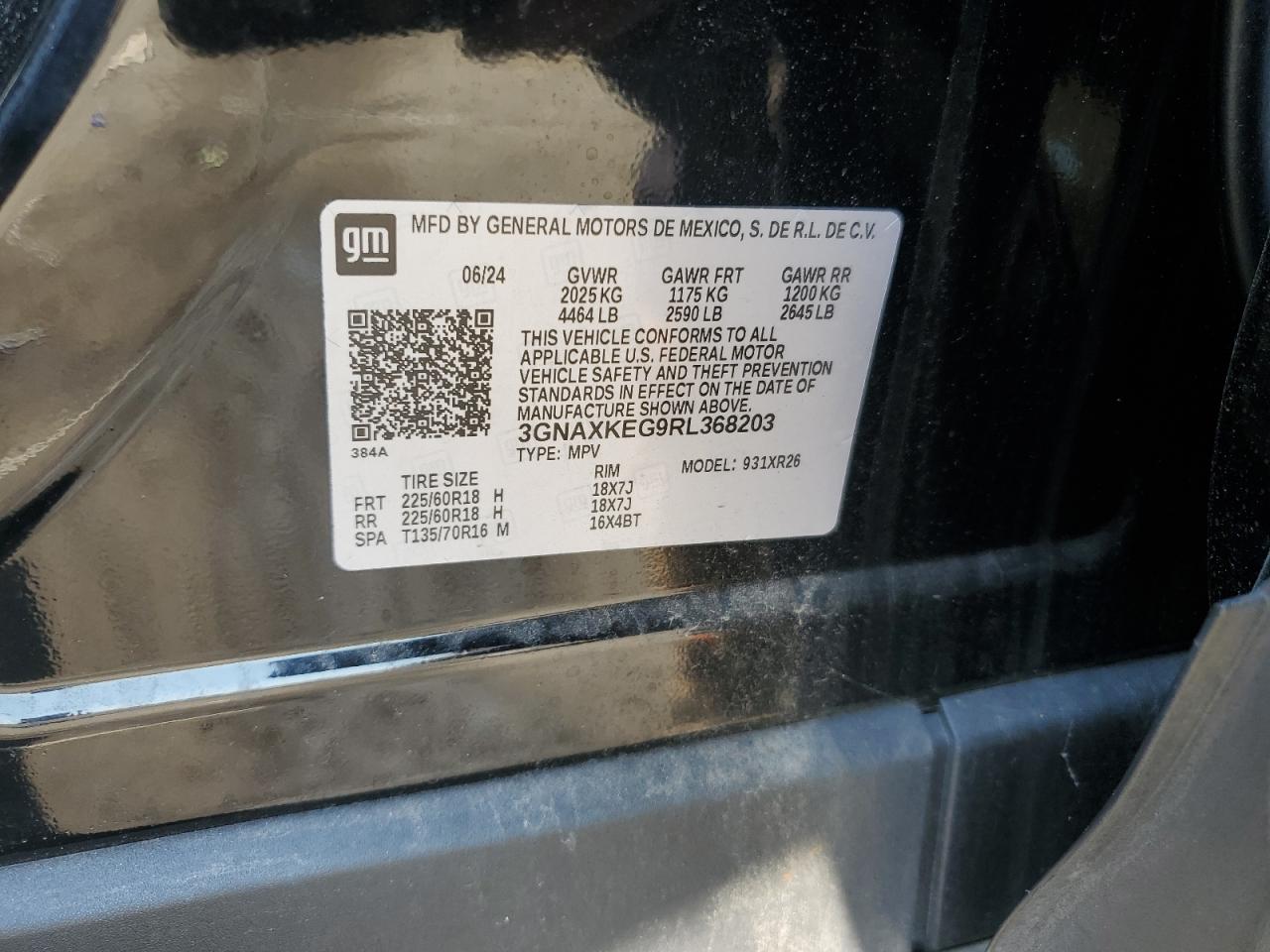 CHEVROLET EQUINOX LT