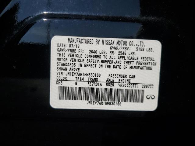2017 INFINITI Q50 PREMIU JN1EV7AR1HM830166