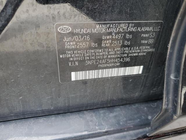 2017 HYUNDAI SONATA SE - 5NPE24AF5HH454396
