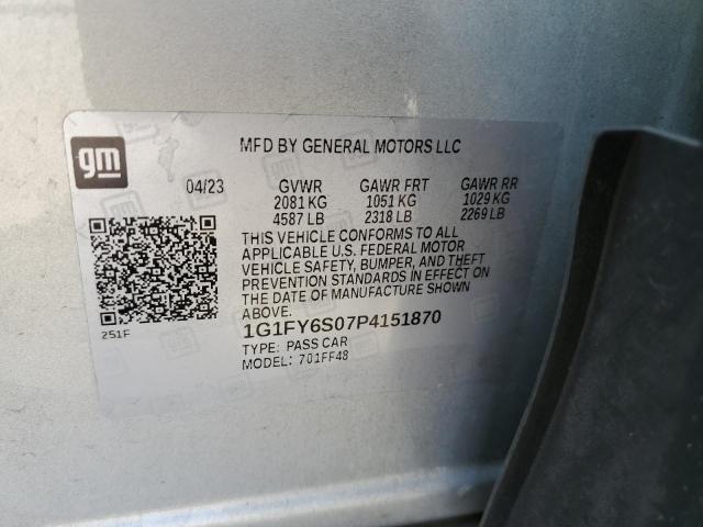 2023 CHEVROLET BOLT EUV LT 1G1FY6S07P4151870