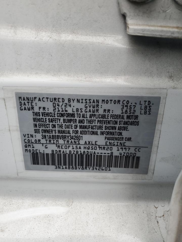 Lot #3308272161 2024 NISSAN SENTRA