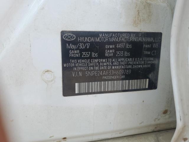 2018 HYUNDAI SONATA SE 5NPE24AF3JH609789