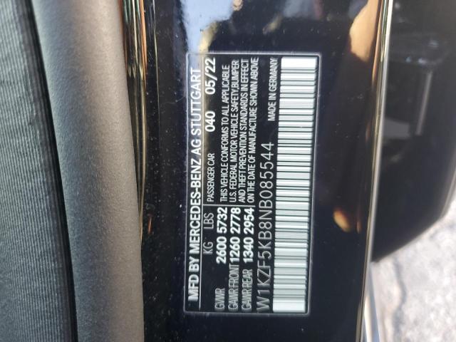2022 MERCEDES-BENZ E 450 4MAT W1KZF5KB8NB085544