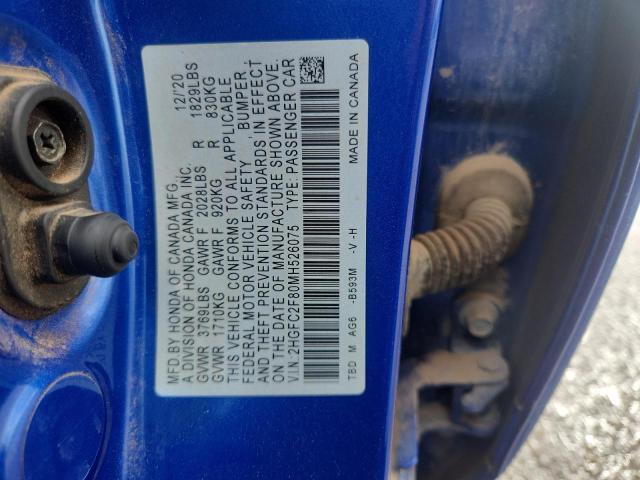 2021 HONDA CIVIC SPOR #3281592397