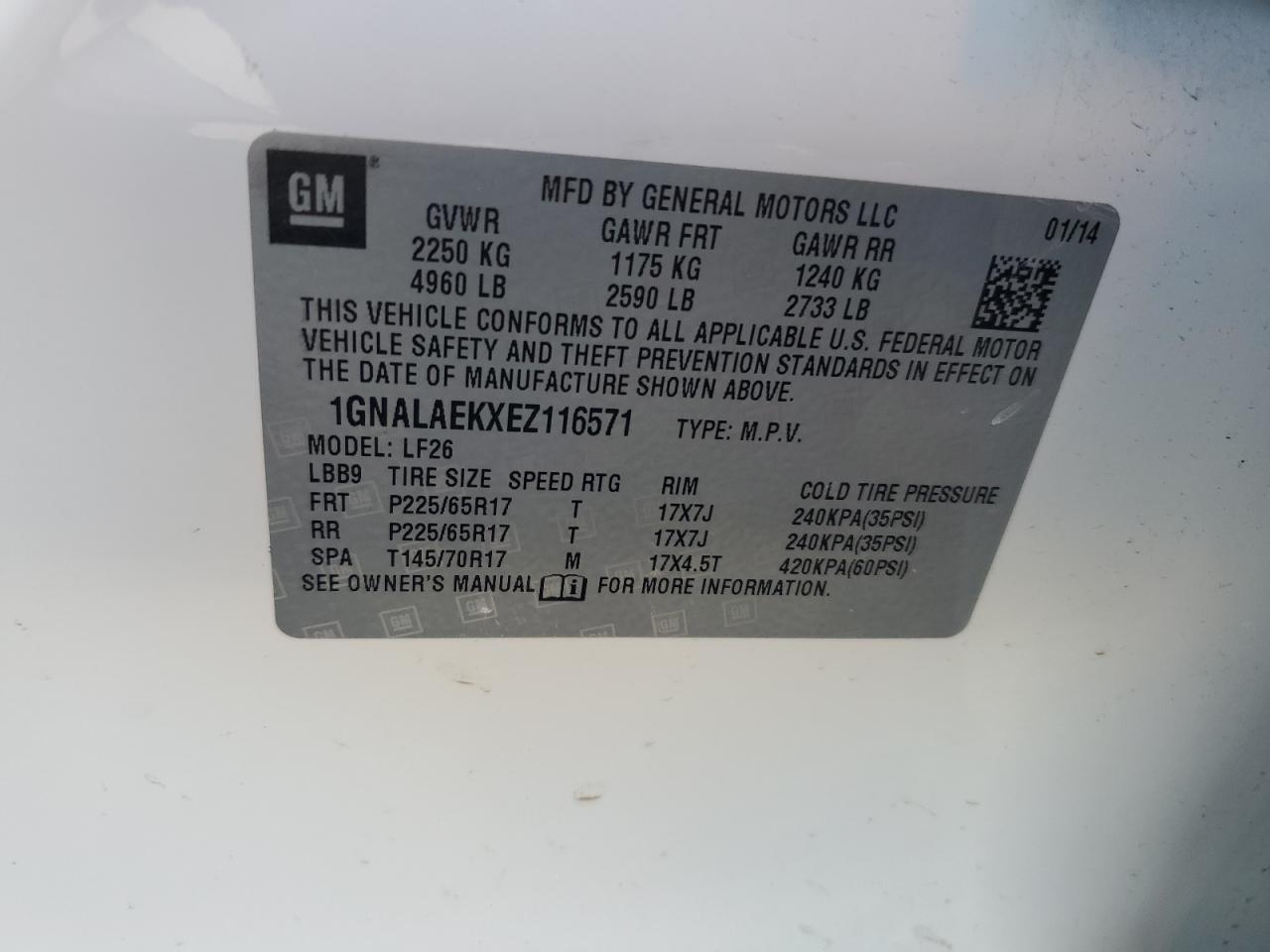 CHEVROLET EQUINOX LS