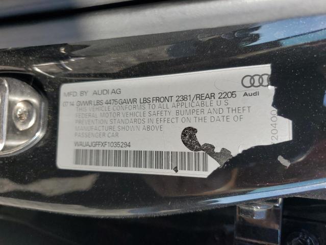 2015 AUDI A3 PREMIUM WAUAJGFFXF1035294