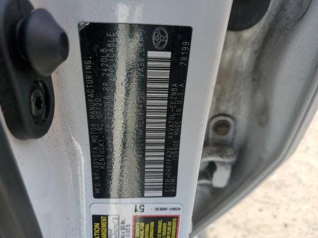 2020 TOYOTA CAMRY LE 4T1C11AK3LU974130