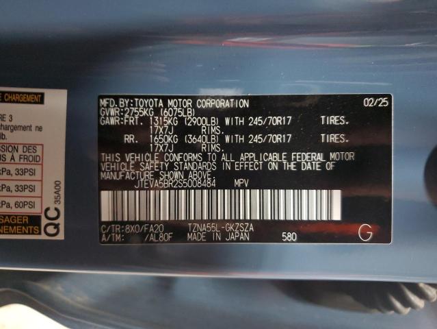 2025 TOYOTA 4RUNNER SR - JTEVA5BR2S5008484