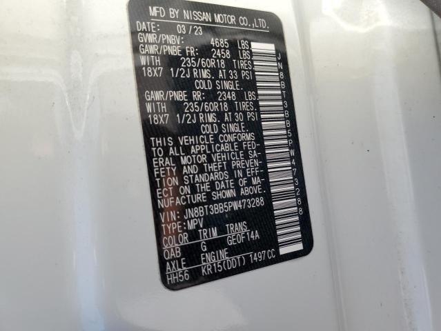 2023 NISSAN ROGUE SV JN8BT3BB5PW473288