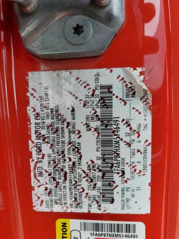 2021 FORD MUSTANG 1FA6P8THXM5146491