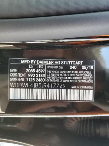 2018 MERCEDES-BENZ C 300 WDDWF4JB5JR417729