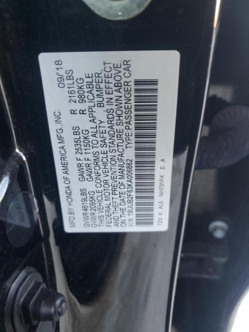 2019 ACURA TLX TECHNO 19UUB2F63KA006862