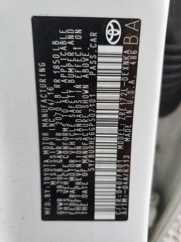 2016 TOYOTA COROLLA L 5YFBURHE6GP507101