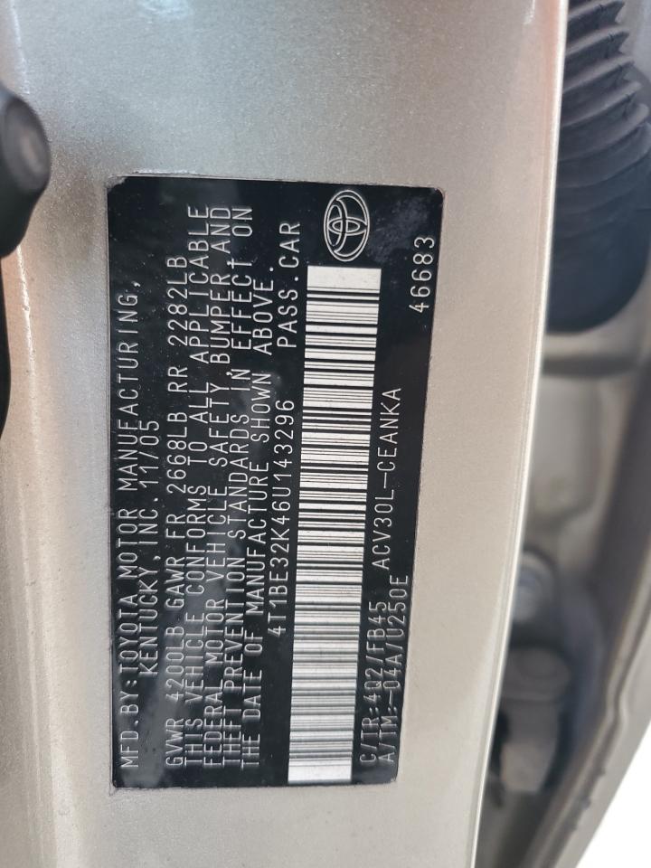 Lot #3261443327 2006 TOYOTA CAMRY LE