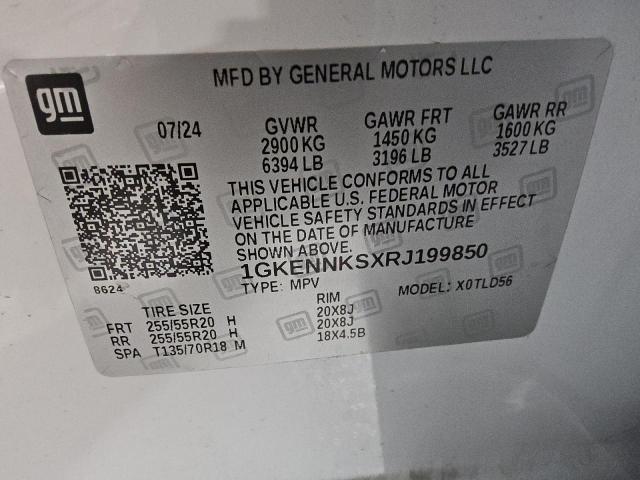 2024 GMC ACADIA UPLEVEL 1GKENNKSXRJ199850